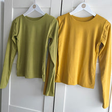 Load image into Gallery viewer, Round Neck Long Sleeve Bamboo Top