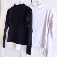 Load image into Gallery viewer, Mock Neck Full Length Sleeve Bamboo Top