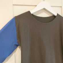 Load image into Gallery viewer, M Contrast Long Sleeve Bamboo Top