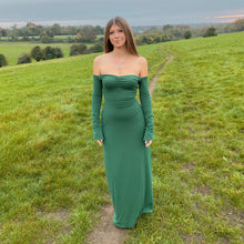 Load image into Gallery viewer, Bamboo A-Line Maxi Skirt