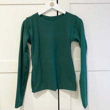 Load image into Gallery viewer, Round Neck Long Sleeve Bamboo Top