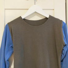 Load image into Gallery viewer, M Contrast Long Sleeve Bamboo Top