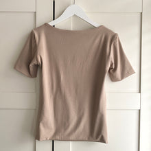 Load image into Gallery viewer, Square Neck Short Sleeve Bamboo Top
