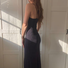 Load image into Gallery viewer, Fishtail Bodycon Bamboo Maxi Dress