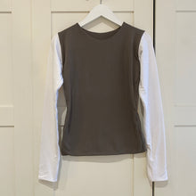 Load image into Gallery viewer, S Contrast Long Sleeve Bamboo Top