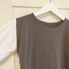 Load image into Gallery viewer, S Contrast Long Sleeve Bamboo Top