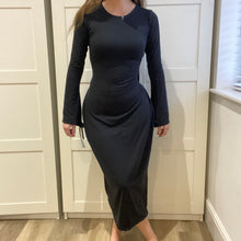 Load image into Gallery viewer, Bamboo 2-way sleeve corset detail Midaxi Dress