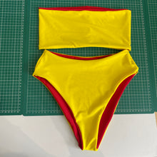 Load image into Gallery viewer, Recycled & Reversible Bandeau Top