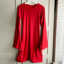 Load image into Gallery viewer, Bamboo 2-way sleeve corset detail Mini Dress