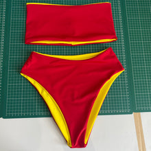 Load image into Gallery viewer, Recycled & Reversible Bandeau Top