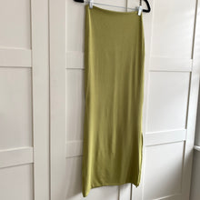 Load image into Gallery viewer, High Waisted Bamboo Maxi Skirt With Split