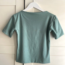 Load image into Gallery viewer, Square Neck Short Sleeve Bamboo Top