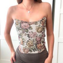 Load image into Gallery viewer, Vintage Corset Style Top