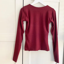 Load image into Gallery viewer, Round Neck Long Sleeve Bamboo Top