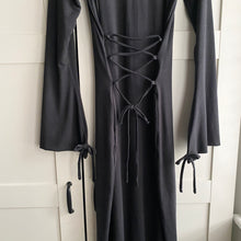 Load image into Gallery viewer, Bamboo 2-way sleeve corset detail Midaxi Dress