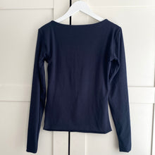 Load image into Gallery viewer, Square Neck Long Sleeve Bamboo Top