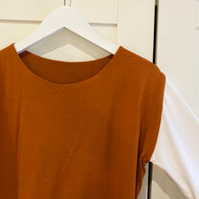 Load image into Gallery viewer, XXL Contrast Long Sleeve Bamboo Top