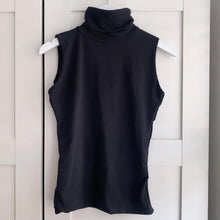 Load image into Gallery viewer, Roll Neck Sleeveless Bamboo Top