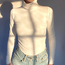 Load image into Gallery viewer, Roll Neck Long Sleeve Bamboo Top