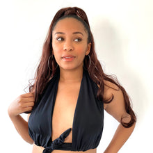 Load image into Gallery viewer, Recycled & Reversible Tie Up Top