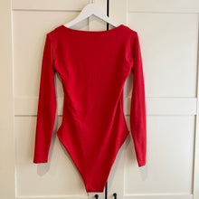 Load image into Gallery viewer, Square Neck Long Sleeve Bamboo Bodysuit
