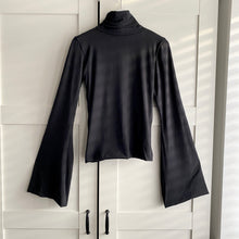 Load image into Gallery viewer, Bell Sleeve Roll neck Bamboo Top