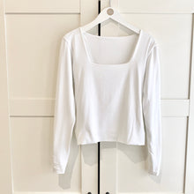 Load image into Gallery viewer, Square Neck Long Sleeve Bamboo Top