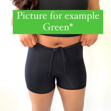 Load image into Gallery viewer, Recycled High Waisted Shorts - Green
