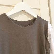 Load image into Gallery viewer, S Contrast Long Sleeve Bamboo Top
