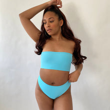 Load image into Gallery viewer, Recycled Super High Waisted Brief - Aqua
