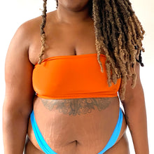 Load image into Gallery viewer, Recycled Bandeau Top - Orange
