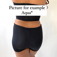 Load image into Gallery viewer, Recycled High Waisted Shorts - Aqua
