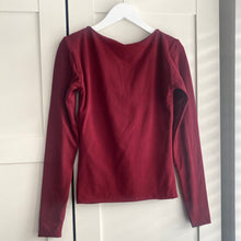 Load image into Gallery viewer, Ruched Bust Long Sleeve Bamboo Top
