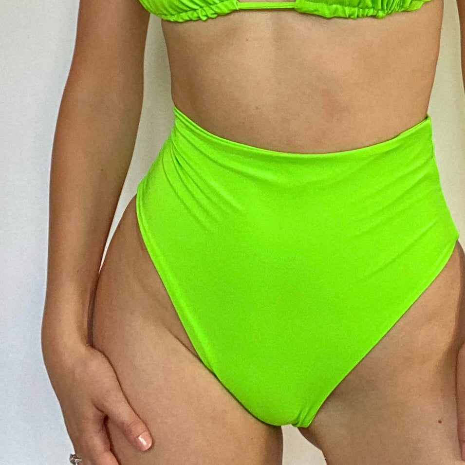 Recycled Super Super High Waisted Brief - Green