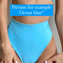 Load image into Gallery viewer, Recycled Super Super High Waisted Brief - Aqua
