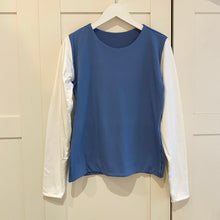 Load image into Gallery viewer, L Contrast Long Sleeve Bamboo Top
