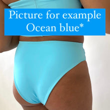 Load image into Gallery viewer, Recycled Super High Waisted Brief - Ocean Blue
