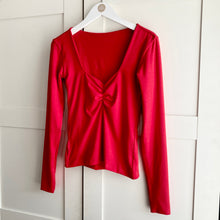 Load image into Gallery viewer, Ruched Bust Long Sleeve Bamboo Top
