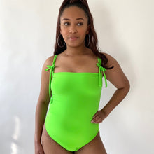 Load image into Gallery viewer, Recycled Bandeau Multiway Swimsuit - Green
