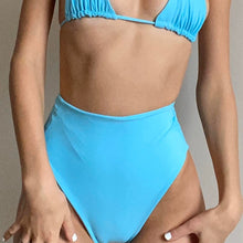 Load image into Gallery viewer, Recycled Super Super High Waisted Brief - Aqua
