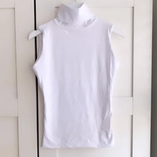 Load image into Gallery viewer, Roll Neck Sleeveless Bamboo Top
