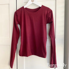 Load image into Gallery viewer, Round Neck Long Sleeve Bamboo Top
