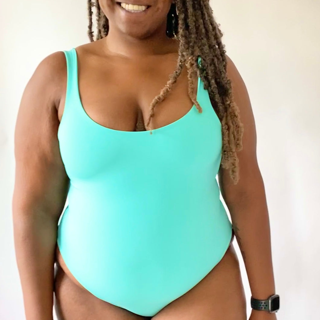 Recycled Scoop Back Swimsuit