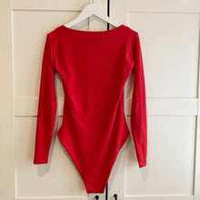 Load image into Gallery viewer, Square Neck Long Sleeve Bamboo Bodysuit
